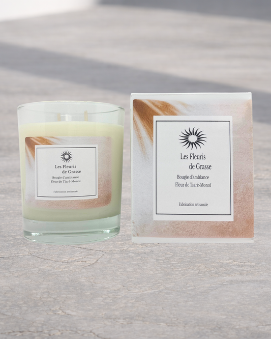 Bougie 220 gr Fleur de Tiaré Monoi