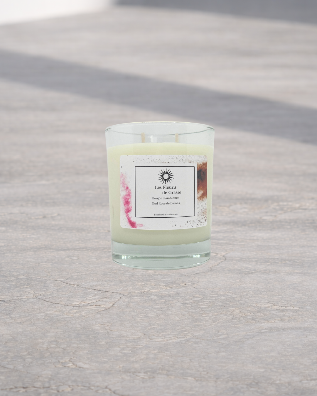 Bougie 220 gr Oud rose de damas