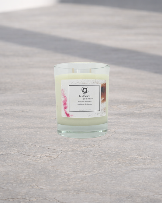 Bougie 220 gr Oud rose de damas