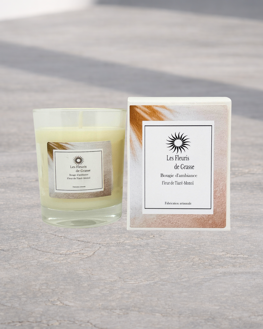 Bougie 130 gr Fleur de Tiaré Monoi