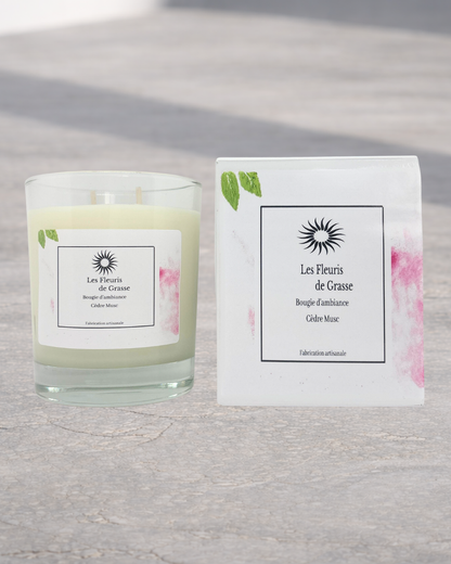 Bougie 220 gr Cedre Musc