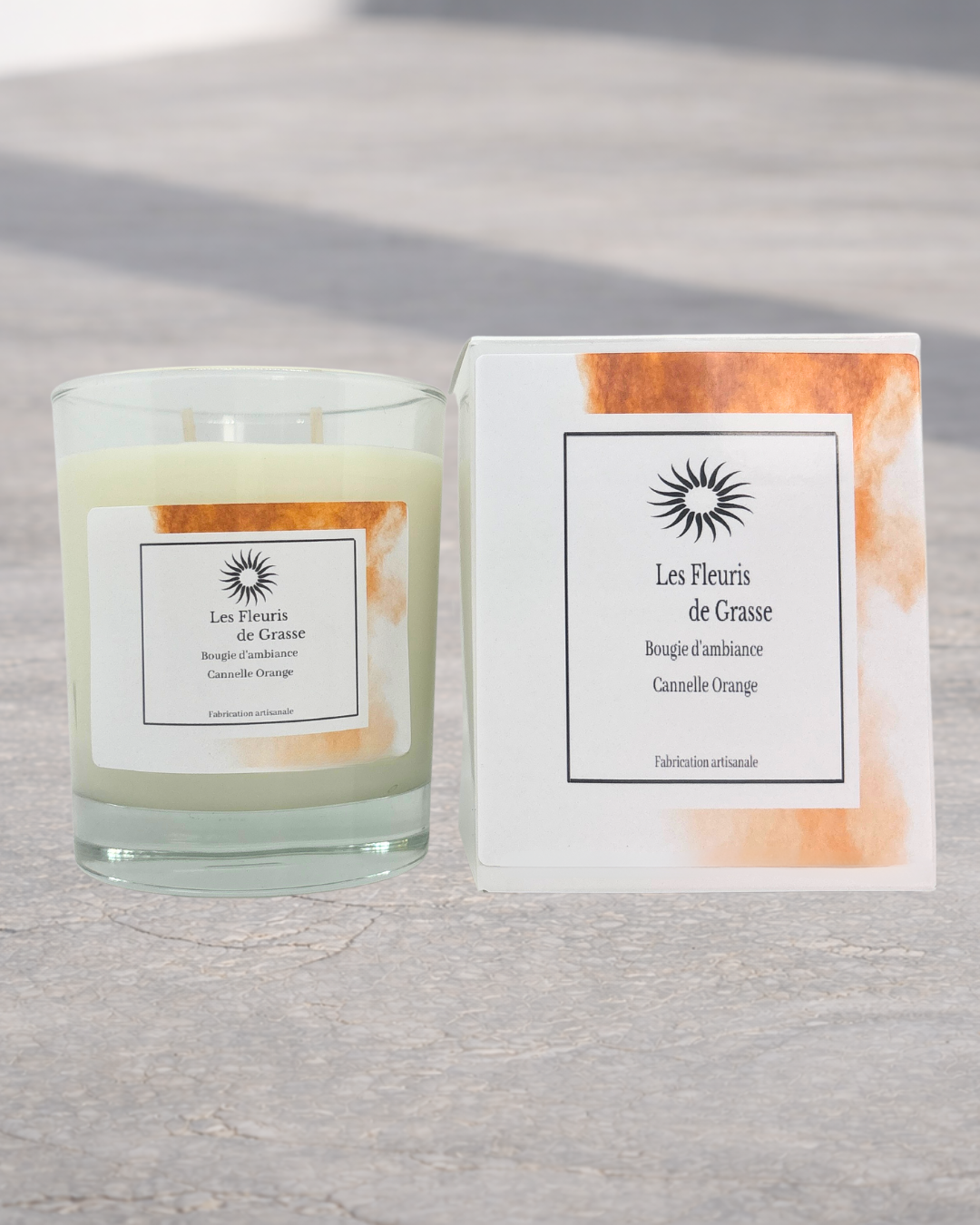 Bougie 220 gr Cannelle orange