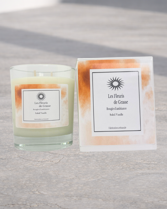 Bougie 220 gr Soleil Vanille