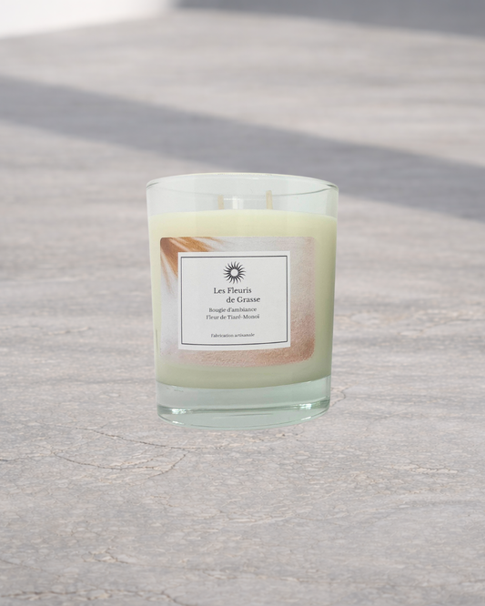 Bougie 220 gr Fleur de Tiaré Monoi