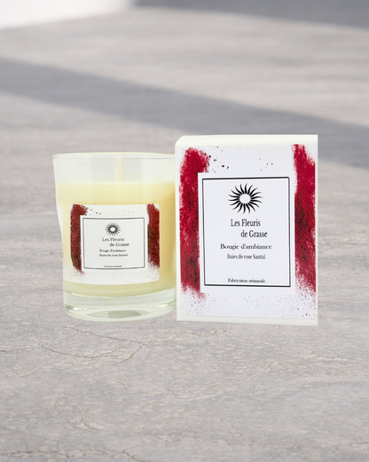 Bougie 130 gr Baies de rose santal