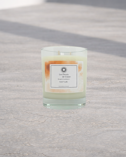 Bougie 220 gr Soleil Vanille