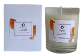 Bougie 130 gr Ambre Blanc Fleur d'Oranger