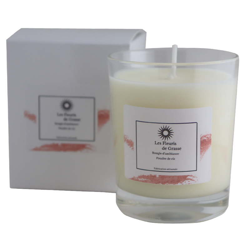Bougie 130 gr Poudre de riz