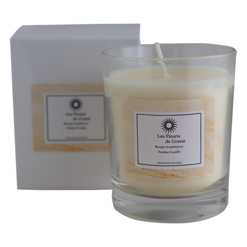 Bougie 130 gr Praline Vanille