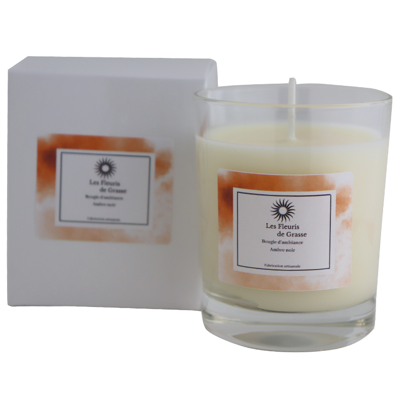 Bougie 130 gr Ambre noir